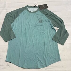 Belong Designs‎ women's 3/4 sleeve tek tee green passions medium NEW